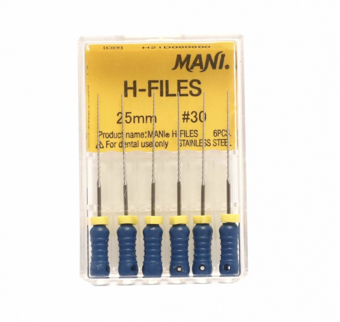 H-Files №30 MANI 6шт, 25мм