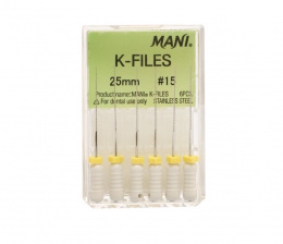 K-Files №15  MANI 6шт, 25мм