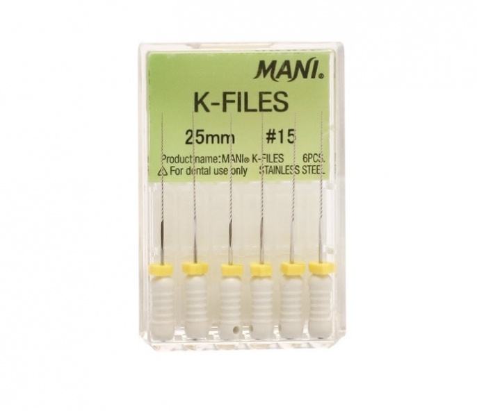 K-Files №15  MANI 6шт, 25мм