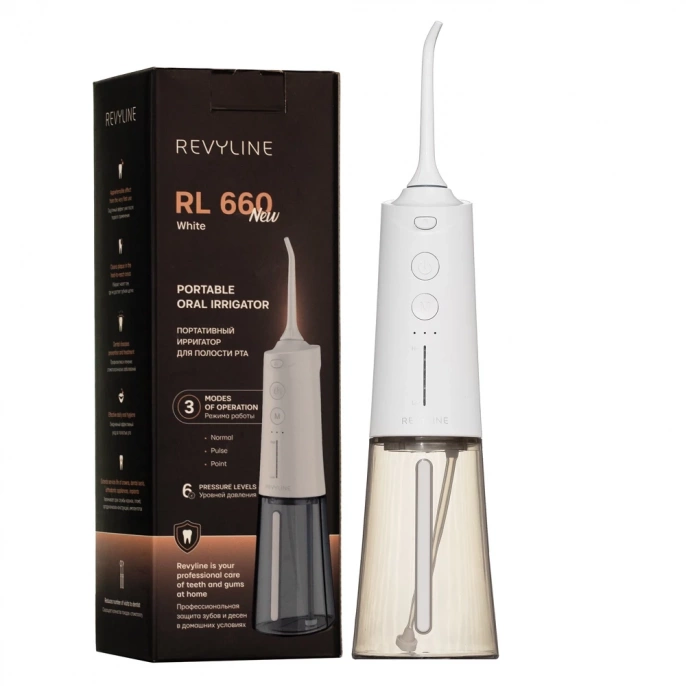 Ирригатор портативный Revyline RL 660 белый