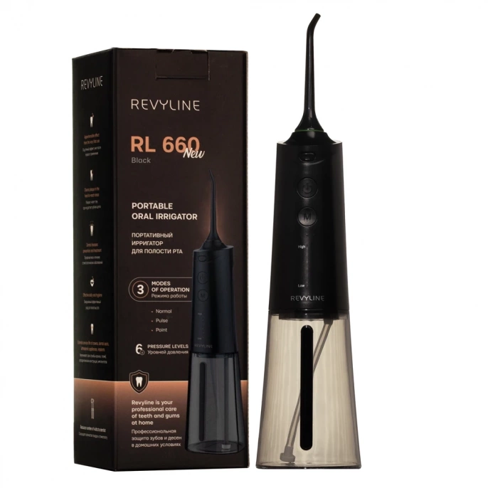 Ирригатор портативный Revyline RL 660, черный