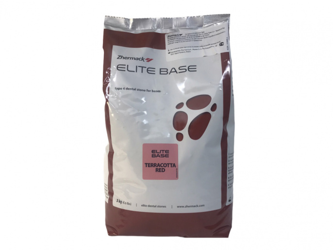 Elite BACE  3кг. красный  цвет гипс 4 класса