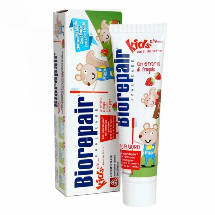 Biorepair Junior Strawberry / Детская зубная паста 50 мл