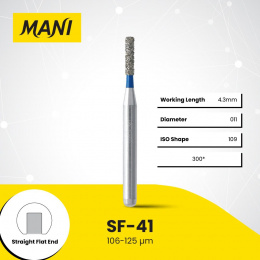 Боры алмазные,SF-41(синие). MANI, упак(5шт)