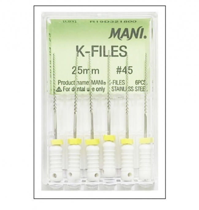 K-Files №45  MANI 6шт, 25мм