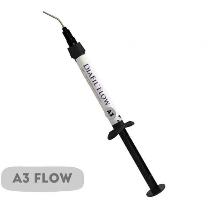 Материал пломбировочный стоматологический DiaFil Flow A3 шпр*2гр,