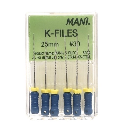 K-Files №30  MANI 6шт, 25мм
