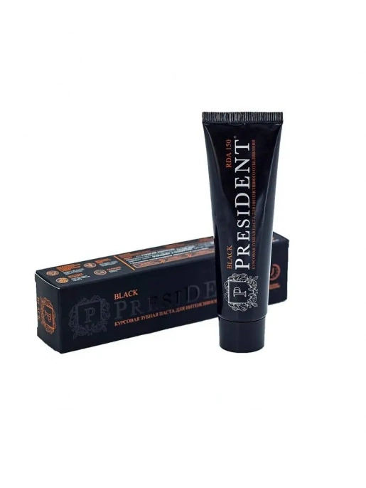 Зубная паста PRESIDENT Black 50 ml