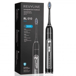 Электрическая звуковая зубная щетка Revyline RL 010, черная