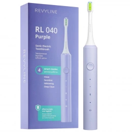 Электрическая звуковая зубная щетка Revyline RL 040, фиолетовая