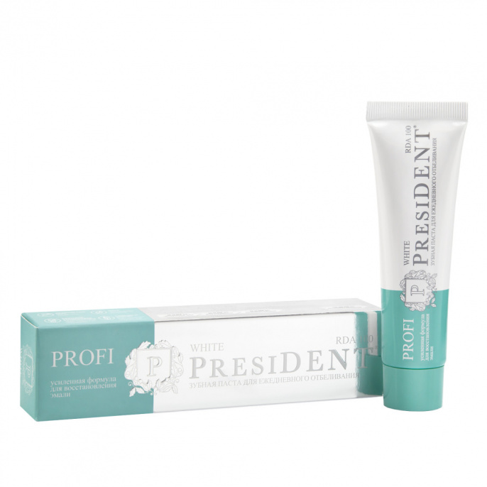 Зубная паста PRESIDENT White 50 ml