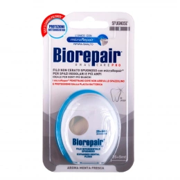 Зубная нить Biorepair Filo Non Cerato Spugnoso - невощенная губчатая зубная нить, Coswell 30 м.