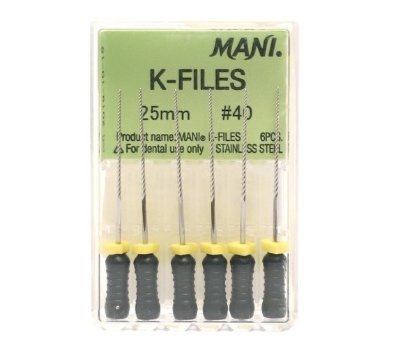 K-Files №40  MANI 6шт, 25мм