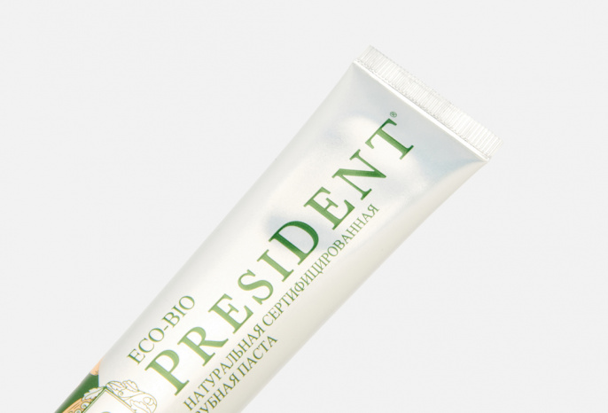 Зубная паста PRESIDENT  Eco-bio 50  ml