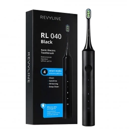 Электрическая звуковая зубная щетка Revyline RL 040, черная