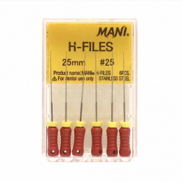 H-Files №25 MANI 6шт, 25мм
