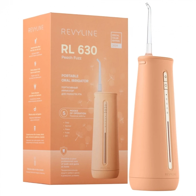 Ирригатор портативный Revyline RL 630, оранжевая