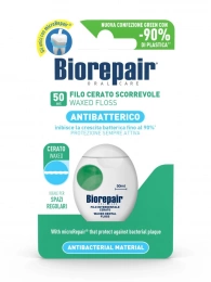 Зубная нить Biorepair Filo Cerato Scorrevole -вощеная скользящая зубная нить 50 м
