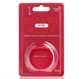 Revyline зубная нить вощеная, нейлон,Bubble Gum, 50 м, розовая (1шт)