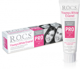 Зубная паста R.O.C.S. PRO Young & White Enamel 135г.