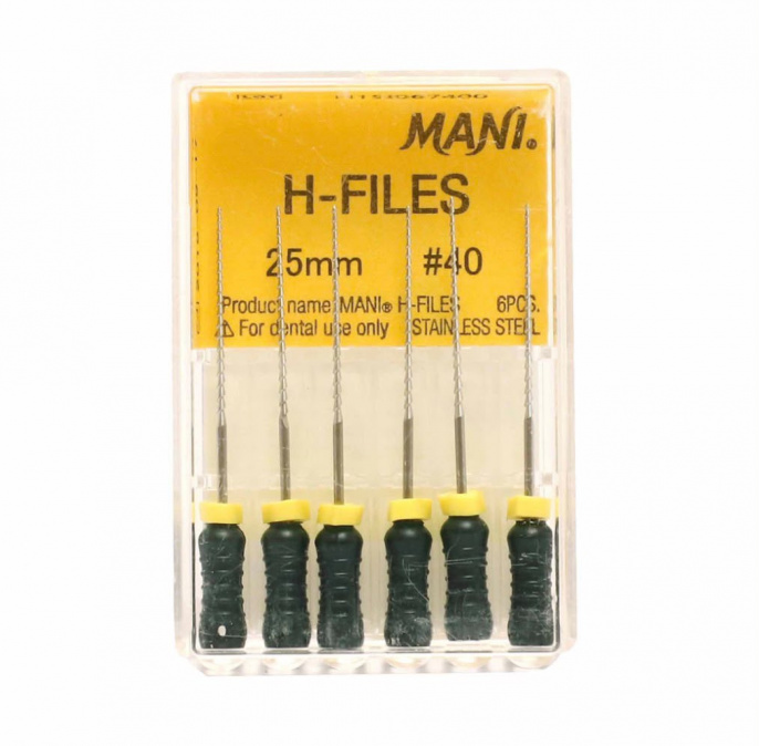 H-Files №40 MANI 6шт, 25мм