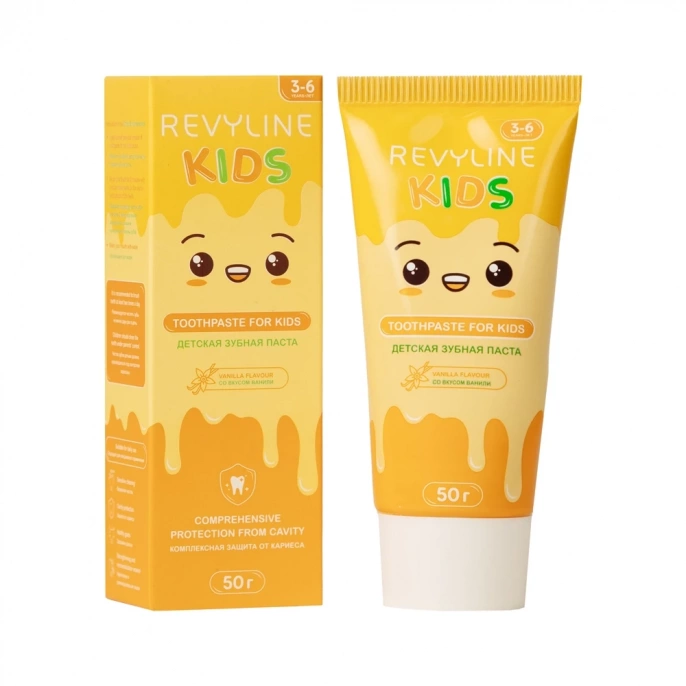 Revyline Kids зубная паста ваниль 50г