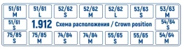 Матрицы "колпачки" для детских зубов 64 шт 1.912 ТОР ВМ