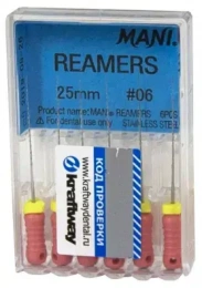 Reamers №06 MANI 6шт, 25мм