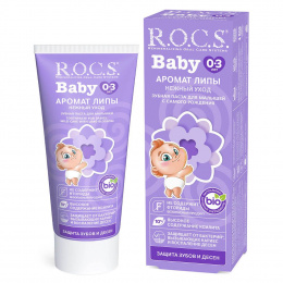 Зубная паста R.O.C.S. Baby Аромат липы от 0-3 лет 45гр.