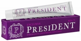 Зубная паста PRESIDENT Exclusive 50ml