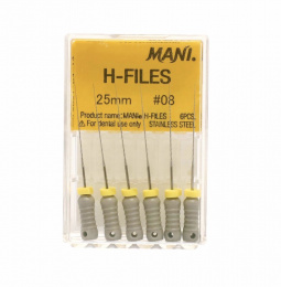 H-Files №08 MANI 6шт, 25мм