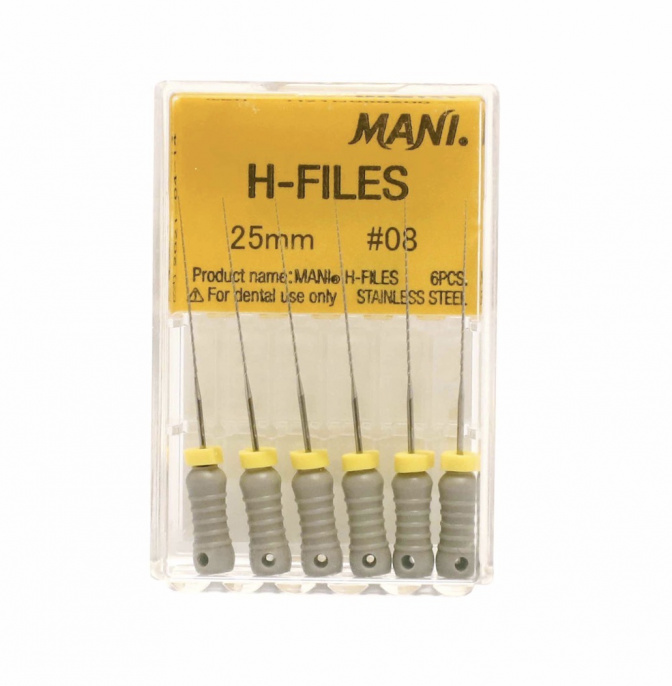 H-Files №08 MANI 6шт, 25мм