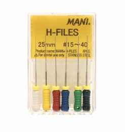 H-Files №15-40 MANI 6шт, 25мм