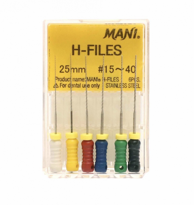 H-Files №15-40 MANI 6шт, 25мм