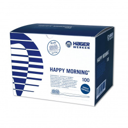 Happy Morning одноразовые зубные щетки в блистерной упаковке,с напылением зубной пасты, 100шт