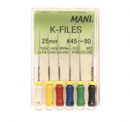 K-Files №45-80  MANI 6шт, 25мм