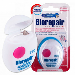 Зубная нить Biorepair Filo Cerato Espandibile - вощенная расширяющаяся зубная нить, Coswell 30 м