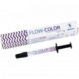 FLOW-COLOR - композитный материал для восстановления зубов, шпр. 1 гр (цвет Purple)