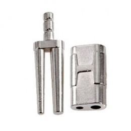Би-пины со втулками Bi-V-Pin with Sleeve никелированные короткие, 1000шт