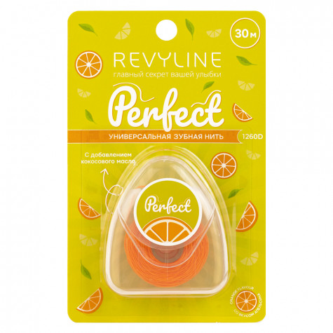 Зубная нить Revyline Perfect апельсин 30м