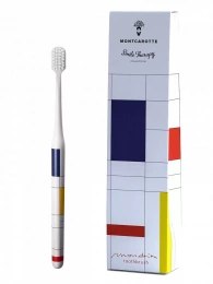 Mondrian toothbrush/Montcarotte abstraction brush collection "soft" 0,15mm 1 pc/Зубная щетка «Mondri