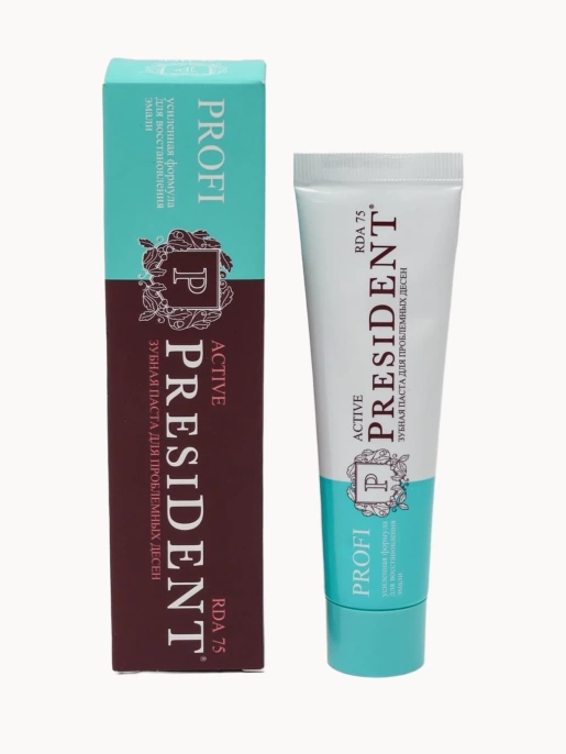 Зубная паста PRESIDENT Active 50ml