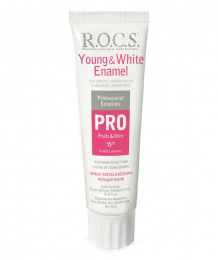 Зубная паста R.O.C.S. PRO Young & White Enamel 135г.