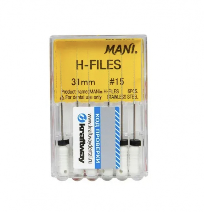 H-Files №15 MANI 6шт, 31мм