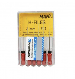 H-Files №25 MANI 6шт, 31мм