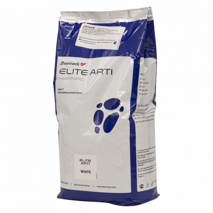 Elite Arti White (3kg)  гипс 3 класса белый