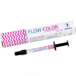 FLOW-COLOR - композитный материал для восстановления зубов, шпр. 1 гр (цвет Pink)