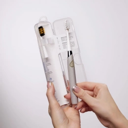 Электрическая звуковая зубная щетка Revyline RL 030, серая