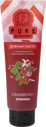 Зубная паста Pure PRESIDENT клюква 100мл