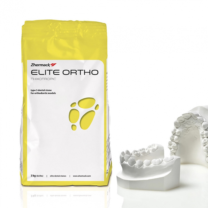 Elite Ortho (3kg)  гипс 3 класса белый